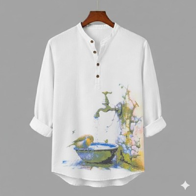 Men's Premium 100% Cotton Katua(Water bird)