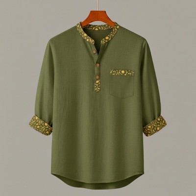 প্রিমিয়াম ফুল হাতা 100% কটন প্রিন্ট কাটুয়া