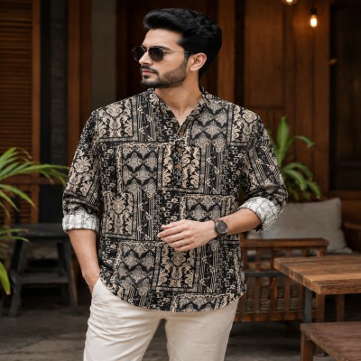 ফুল হাতা 100% কটন প্রিন্ট কাটুয়া